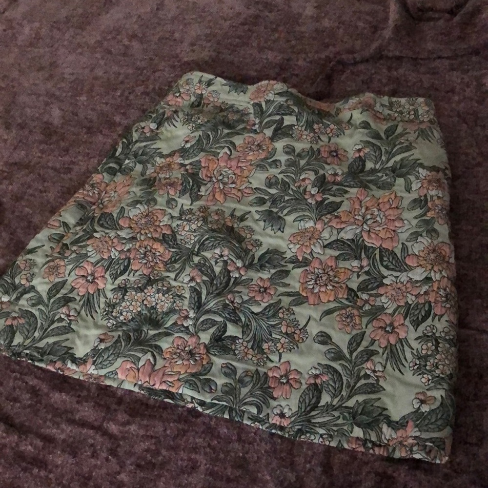 Loft tapestry skirt